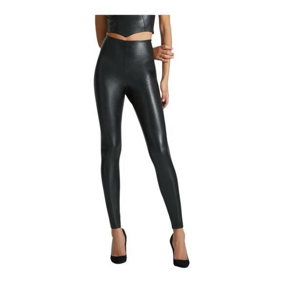 Commando Perfect Control Faux Leather Leggings - Picture 1 of 4